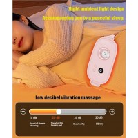 Aparat centura abdominala pentru incalzire si masaj, anti dureri menstruale, cu vibromasaj, portabil