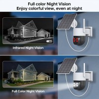 Camera de Supraveghere WiFi cu panou Solar, 4MP + Card de memorie 32gb CADOU