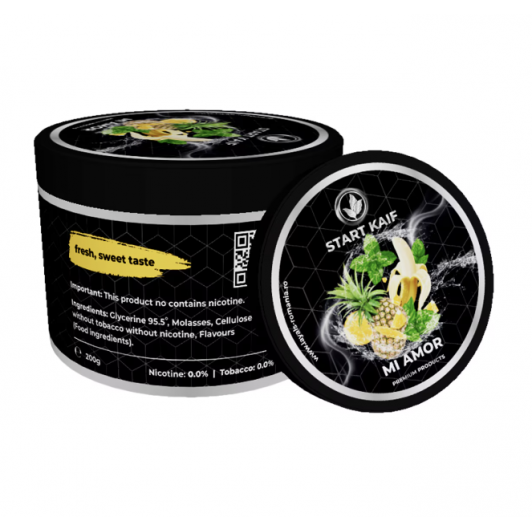 Aroma Narghilea StartKaif Mi Amor – 200g, Fara Nicotina sau Tutun, Din Celuloza Naturala