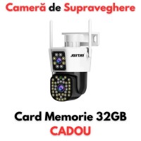 Camera de Supraveghere JORTAN JT-8293, WiFi, IP66, HD Wireless, 2 MP, 1920 x 1080 Pixeli, cu Aplicaț