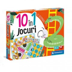 Joc de Societate 10 in 1 Jocuri Calsice si Educative