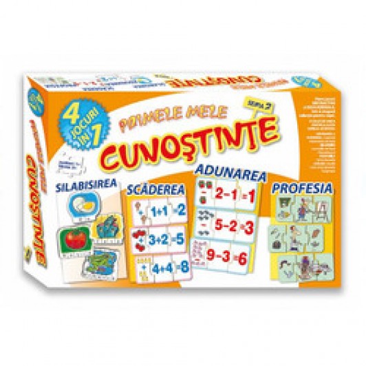 Joc de Societate Educativ ”Primele Mele Cunostinte” 4 in1