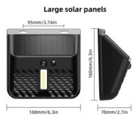 Lampa Solara Cu Senzor De Miscare Si Lampa UV Impotriva Tantarilor