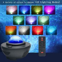 Proiector lumini LED Galaxie stele multicolore, cu telecomanda, port USB si bluetooth pentru muzica