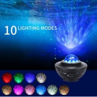 Proiector lumini LED Galaxie stele multicolore, cu telecomanda, port USB si bluetooth pentru muzica