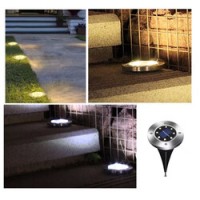 Set 8 x Lampa Solara Tip Spot, Pentru Gradina, Rezistent La Apa Si Interperii