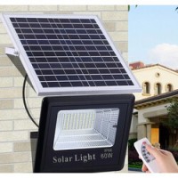 Proiector LED 50 W Cu Panou Solar Si Telecomanda,Waterproof IP66