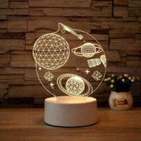 Lampa de Veghe 3D Spatiu cu USB
