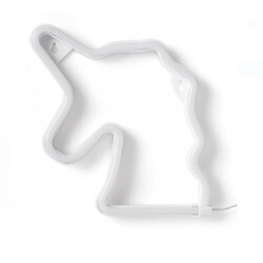 Lampa LED Neon Unicorn Multicolor cu USB 22x22cm