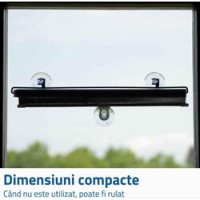Parasolar rulabil 58 x 125 cm, casa sau auto, prindere cu ventuze