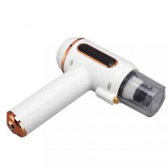 Aspirator portabil de mana cu dispozitiv de indepartare a acarienilor cu lampa UV Alb