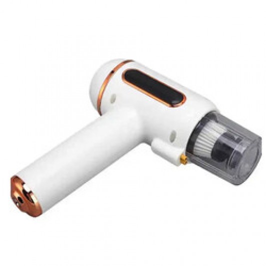 Aspirator portabil de mana cu dispozitiv de indepartare a acarienilor cu lampa UV Alb