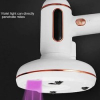 Aspirator portabil de mana cu dispozitiv de indepartare a acarienilor cu lampa UV Alb