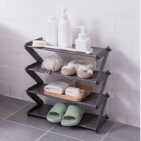 Suport pentru pantofi Z-Shape Shoe Rack, 4 rafturi