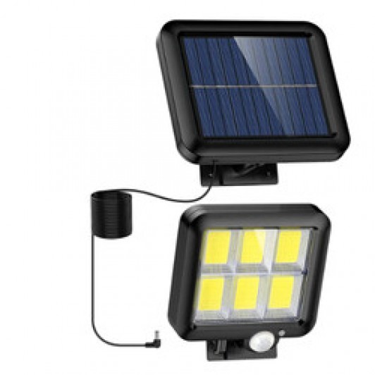 Lampa solara cu 120 LED-uri, senzor de miscare, impermeabila, 1200mAh