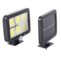 Lampa solara cu 120 LED-uri, senzor de miscare, impermeabila, 1200mAh
