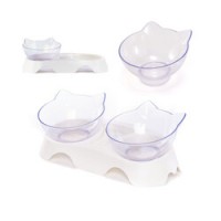 Bol dublu pentru hranire caini sau pisici, Duo Pet, dimensiune 29.5cm x 15cm