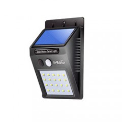 Set 4 x Lampa solara cu 20 leduri senzor de lumina si senzor de prezenta