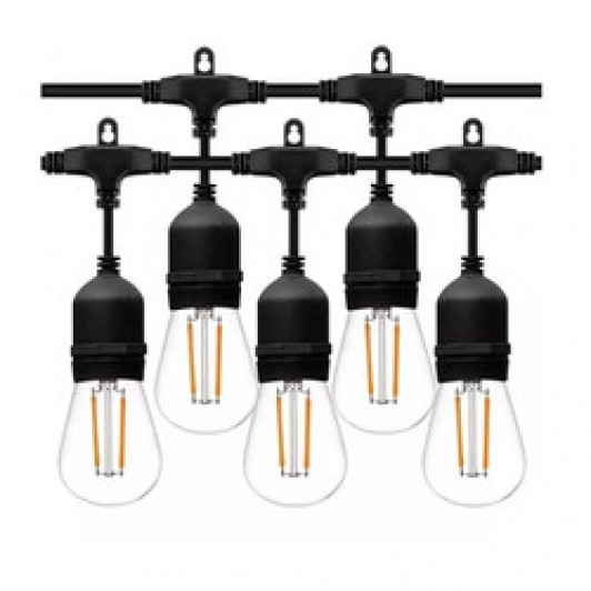 Ghirlanda luminoasa interconectabila 5 m cu 10 becuri 220w