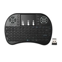 Mini tastatura wireless, cu touchpad, iluminata LED pentru PC, Laptop, Tableta, Xbox, Smart TV, Play