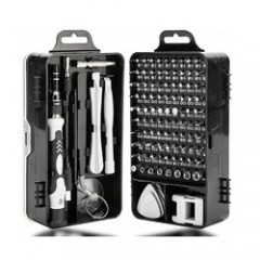 Set 115 Surubelnite, 98 biti, pentru reparatii tablete, telefoane, mobilier, electrocasnice