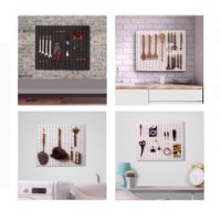 Suport organizator de perete pentru scule si unelte, 48.4 x 29.8 x 1.3 cm, 2 placi