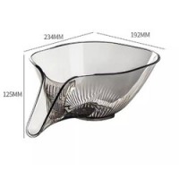 Pachet 2 x Bol din plastic cu strecuratoare
