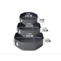 Set 3 forme pentru torturi sau prajituri, forma octogonala