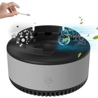 Scrumiera electrica cu aspiratie directa, rasina epoxidica anti-topire, purificator de aer cu ioni n