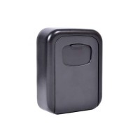 Mini cutie seif din metal pentru pastrat chei sau obiecte mici cu inchidere cu cifru, aluminiu