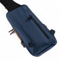 Borseta de umar Fashion, inchidere cu cifru, cablu conectare powerbank USB, multiple spatii stocare