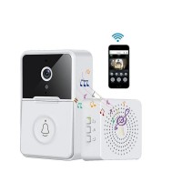 Sonerie cu Camera Inteligenta cu Vizibilitate Nocturna 1080 p, 800 mah, WIFI