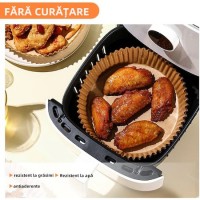 Set 100 buc hartie pentru Air Fryer, universale