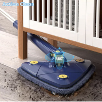 Mop cu cap triunghiular, reglabil, rotire 360 grade