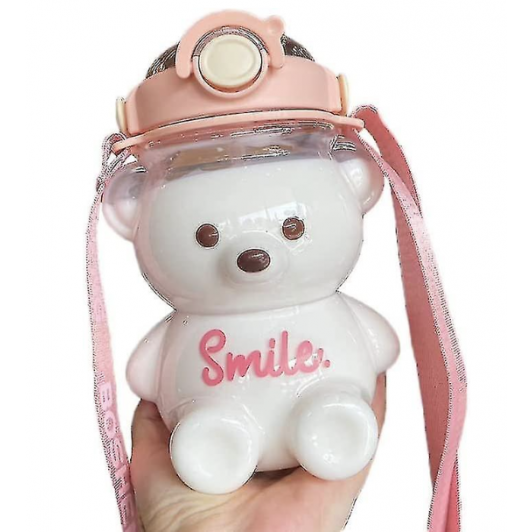 Sticla cu pai in forma de ursulet, 1000ml