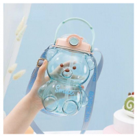 Sticla cu pai in forma de ursulet, 1000ml