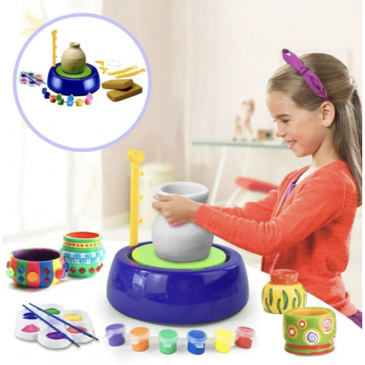Roata Olarului, set olarit, jucarie educationala, creativa pentru copii
