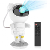 Proiector In Forma de Astronaut Permite Proiectarea Stelelor sau Galaxiilor Gonga Alb