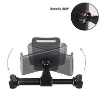 Suport auto reglabil telefon/tableta, pentru tetiera