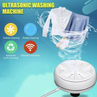 Mini masina de spalat universala pentru rufe si vesela cu ultrasunete, portabil, spalare rapida