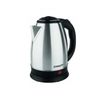Cana Fierbator Inox, 1500W, 2 L, declansare automata, Inox/Negru