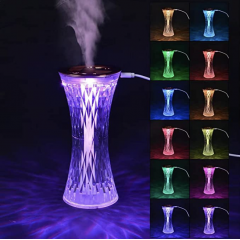 Lampa de masa 2 in 1 cu umidificator Crystal Touch, 7 culori, USB