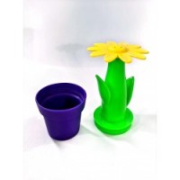 Set doua solnite in forma de floare pentru sare si piper