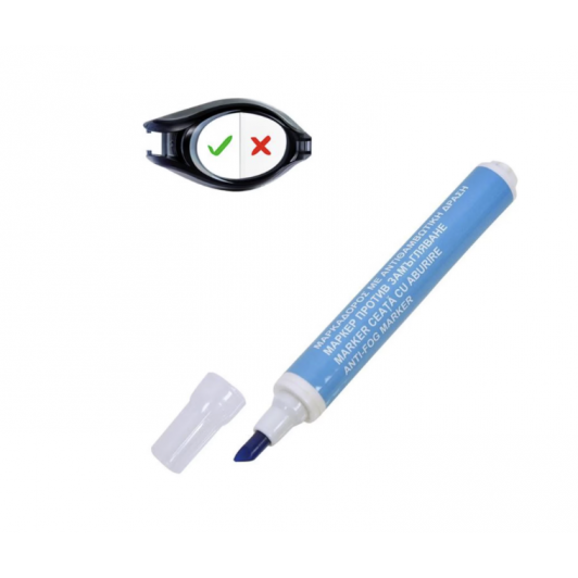 Solutie marker pentru prevenirea aburirii ochelarilor de vedere, ski, sau inot