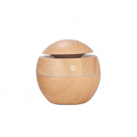 Umidificator de aer cu ultrasunete, Aromaterapie cu LED, 130 ml