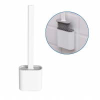 Perie pentru WC din silicon cu cap flexibil