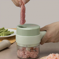 Tocator 4 in 1 Electric, fara fir, pentru Carne, Legume, Fructe, Condimente