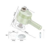 Tocator 4 in 1 Electric, fara fir, pentru Carne, Legume, Fructe, Condimente