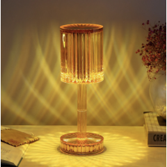 Lampa de masa wireless din cristal acrilic cu touch si incarcare prin USB