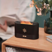 Difuzor aromaterapie, umidificator cu efect de flacara